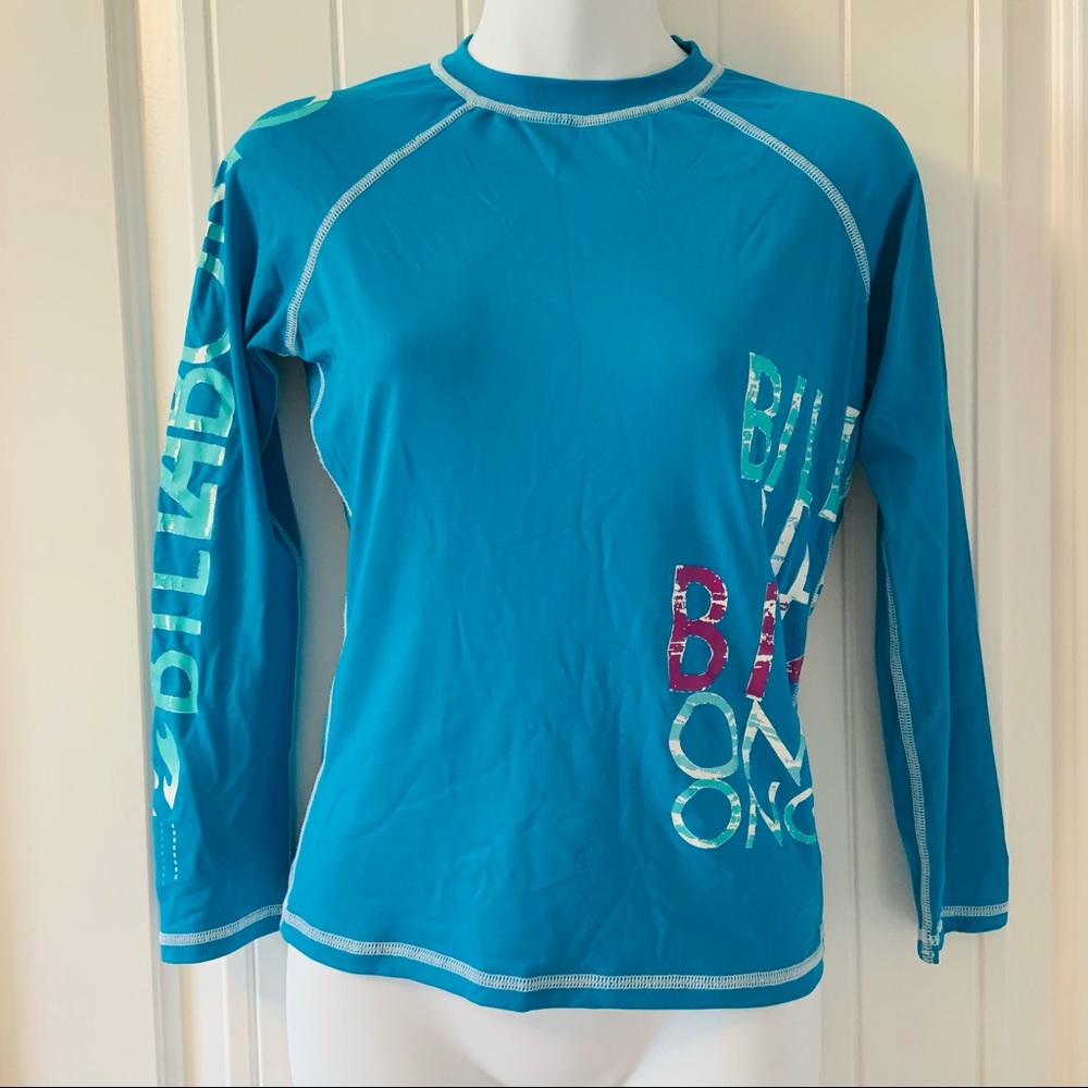 billabong swim shirt | large